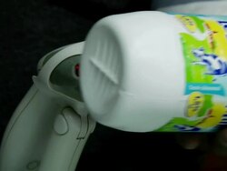 CU Shot of products being scanning with red laser at cashiers desk / Djibouti Stock Footage