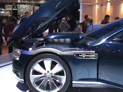 2007 Ford Interceptor concept car montage Stock Footage