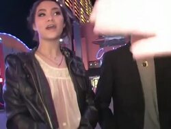 Booboo Stewart & Fivel Stewart with Sage Stewart at Radio Rebel Premiere 02/15/12 Stock Footage