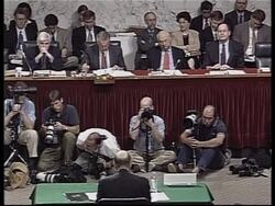 Greenspan gives testimony on Capitol Hill News Clip