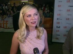 INTERVIEW: Kirsten Dunst on working with the director and cast at On The Road Premiere - 2012 Toronto International Film Festival on 9/6/2012 in Toronto, Canada. (Footage by WireImage Video/Getty Images Entertainment Video) Stock Footage