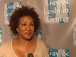 INTERVIEW: Wanda Sykes on supporting tonight's event at L.A. Gay & Lesbian Center's An Evening With Women Stock Footage