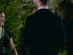 Percy Daggs III at the Veronica Mars After Party at Sadie Kitchen in Hollywood - Celebrity Sightings in Los Angeles Stock Footage