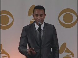 52nd Annual GRAMMY Awards - Press Room Stock Footage