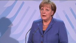 Germany's Chancellor Merkel meets Danish Prime Minister News Clip