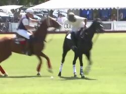 Prince William, Duke of Cambridge at the Tiffany & Co. Sponsors The Foundation Polo Challenge at Santa Barbara CA. (Footage by WireImage Video/Getty Images Entertainment Video) Stock Footage