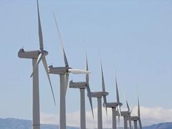 Wind Turbines - HD Video Stock Footage