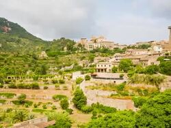 View of Valldemossa - Majorca / Spain Stock Footage