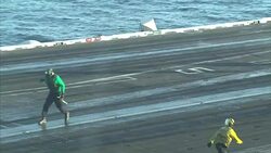 On Board The USS Eisenhower News Clip