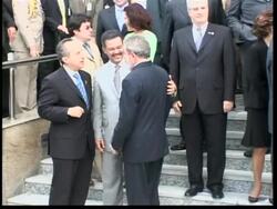 Photo-op, Chilean, Mexican, Honduran Presidents News Clip