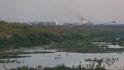 Factory smoke Stock Footage