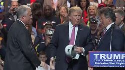 Trump Mines for Votes in West Virginia News Clip