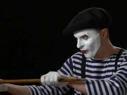 Mime Cane 3 Stock Footage