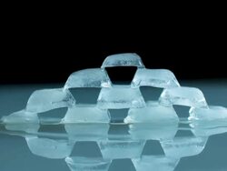 Ice melting Time Lapse Stock Footage