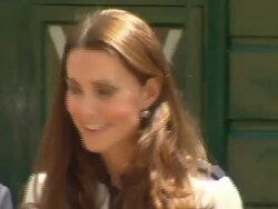 Catherine, Duchess of Cambridge On Visit To Bletchley Park News Clip