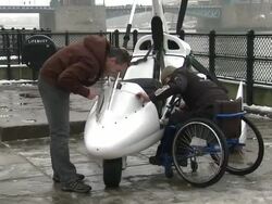 Launch of the British Antarctic Microlight Expedition News Clip