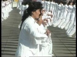 CHINA: TAI CHI EXHIBITION ON TIANANMEN SQUARE (V) News Clip