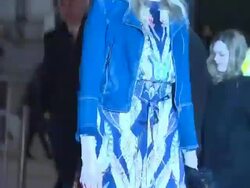 Jade Parfitt at David Bowie Is... Exhibition VIP Private Viewing at Victoria & Albert Museum on March 20, 2013 in London, England. Stock Footage