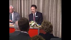 Princess Diana attends the presentation of a report by the King's Fund News Clip