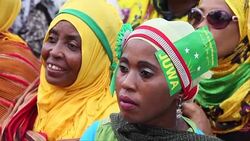 CLEAN : Said Ibrahim campaigns in Moroni ahead of Comoros election News Clip