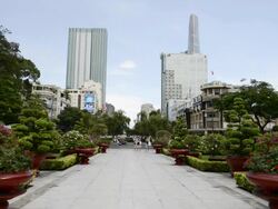 WS View of Central Ho Chi Minh / Ho Chi Minh, Vietnam Stock Footage
