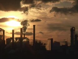 Chemical Industry Pollution Stock Footage