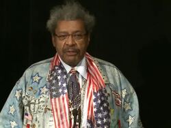 SPEECH: Don King explains why it took courage to make this film Stock Footage