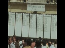 SYND 16/06/71 MALTA ELECTION CAMPAIGN SCENES News Clip