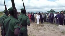 CLEAN : FILE: French minister inaugurates new Ebola center in Guinea News Clip