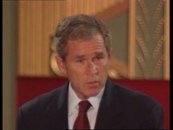 Bush and Putin discuss missile policy, terrorism effort News Clip