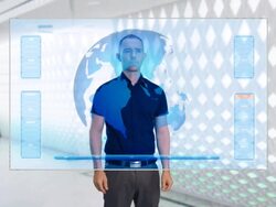 Futuristic Touch Screen Stock Footage