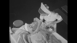 Female students doing exercises at Success School at Richard Hudnut Beauty Salon in NY City News Clip