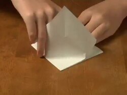 Origami Crane Time Lapse Stock Footage