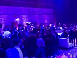 ATMOSPHERE: Guests at St. John's Health Center's Power Of Pink Benefiting The Margie Petersen Breast Center Stock Footage