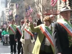 St. Patrick's Day Parade Stock Footage