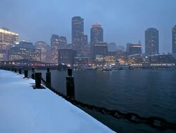 Winter in Boston Stock Footage