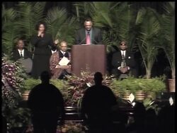 The funeral for slain Washington Redskins star Sean Taylor is being held today at Florida International University. Thousands of people are expected to mourn the hometown hero. News Clip