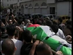 Funeral of militant shot dead by Israeli troops News Clip