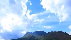 Timelapse of Moving clouds Stock Footage