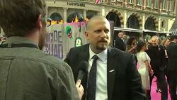 Suicide Squad director on red carpet News Clip