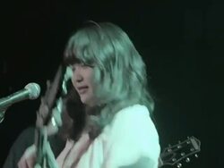 MS PAN Shot of Girls singing and playing on stage / Taipei, Taiwan, China Stock Footage