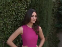Emmy Rossum at The Rape Foundation's Annual Brunch At Greenacres Stock Footage