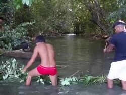 Kamayura Tribe Of The Xingu Indian Reserve Stock Footage