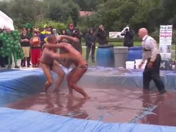 Annual Gravy Wrestling Championships News Clip