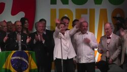 Rousseff and supporters celebrate re-election, Neves reaction Instructional Video
