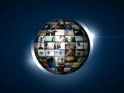 Media Ball Stock Footage