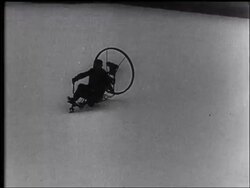 Ice Gliding. News Clip