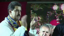 VOICED : Maduro celebra los resultados de las elec News Clip