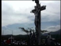 Stations of the cross pilgrimage and Easter parade News Clip