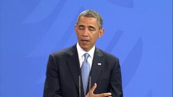 President Obama comments on talks with Taliban and NSA surveillance News Clip